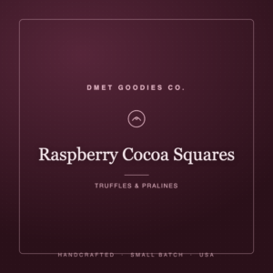 Raspberry Cocoa Squares — Dmet Goodies Co.