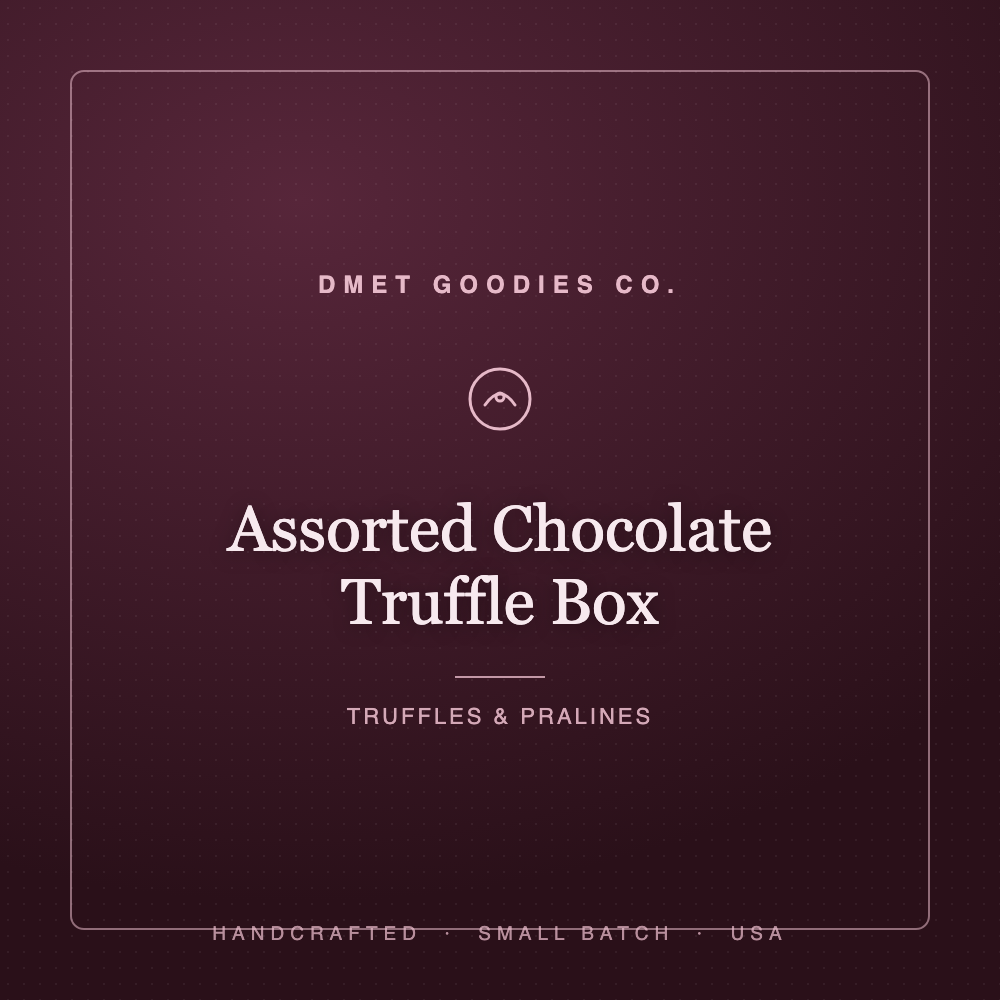 Assorted Chocolate Truffle Box — Dmet Goodies Co.