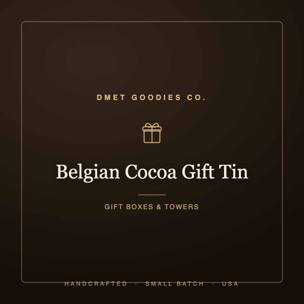 Belgian Cocoa Gift Tin — Dmet Goodies Co.