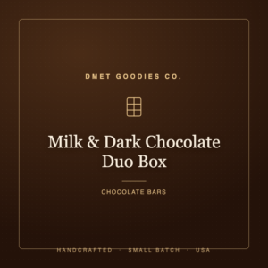 Milk & Dark Chocolate Duo Box — Dmet Goodies Co.